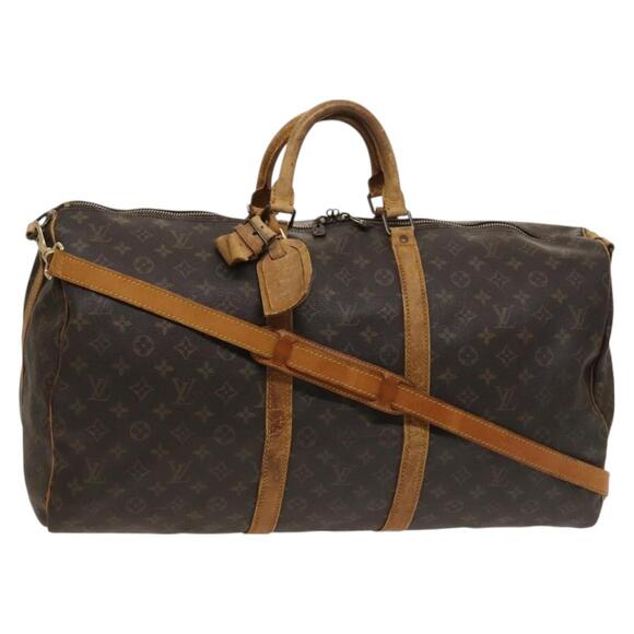 LOUIS VUITTON Monogram Keepall Bandouliere 55 Boston Bag M41414 - Picture 1 of 16